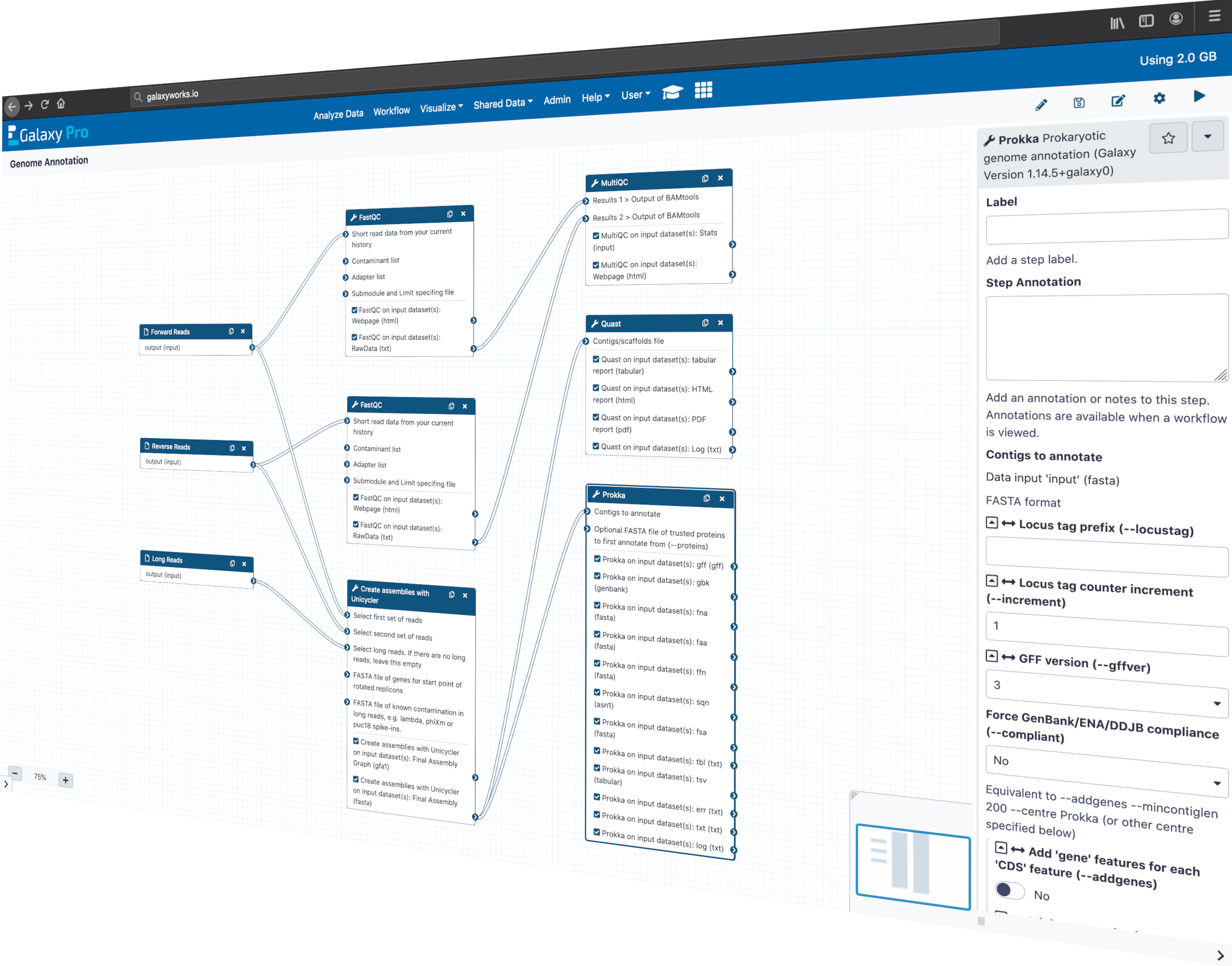 Galaxy Pro interface preview